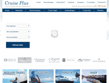 Tablet Screenshot of cruiseplus.be